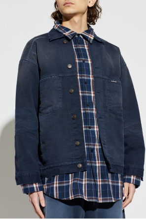 Balenciaga Denim jacket with `vintage` effect