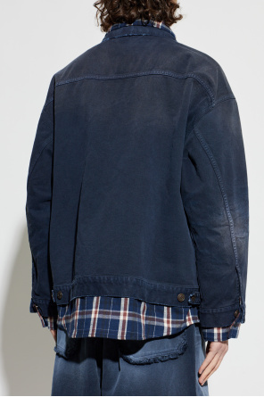 Balenciaga Denim jacket with `vintage` effect