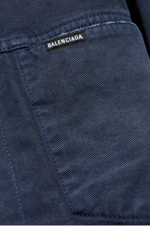 Balenciaga Denim jacket with `vintage` effect