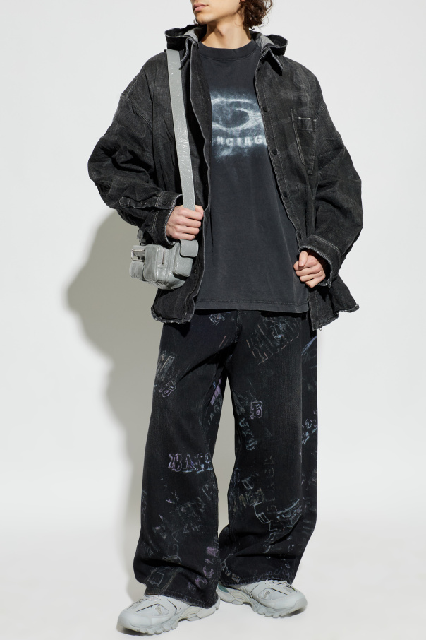 Balenciaga Denim jacket with 'vintage' effect