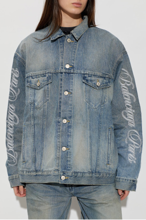 Balenciaga Denim jacket with 'vintage' effect