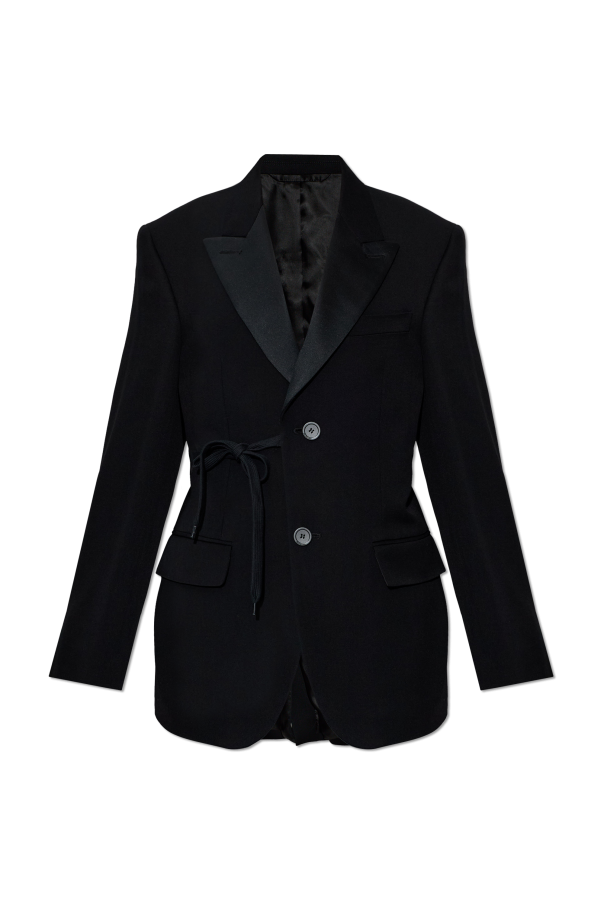 Wool blazer with single vent od Balenciaga