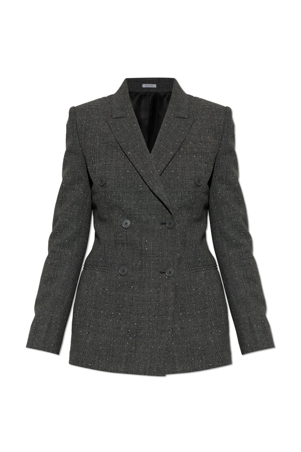 Wool blazer with check pattern od Alexander McQueen