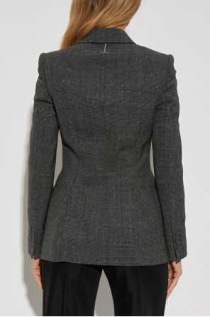 Alexander McQueen Wollblazer mit Karomuster