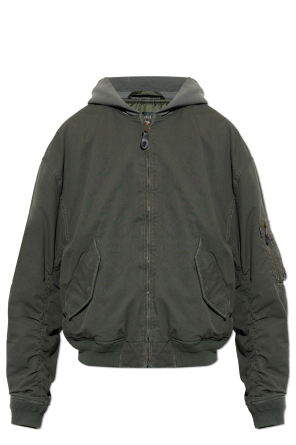 Insulated jacket with hood