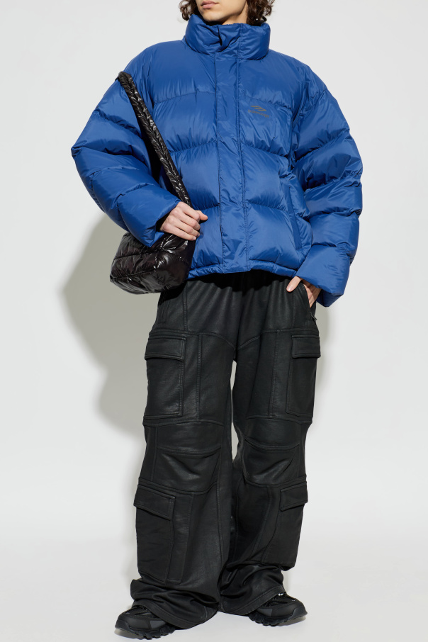Balenciaga Down jacket with stand-up collar