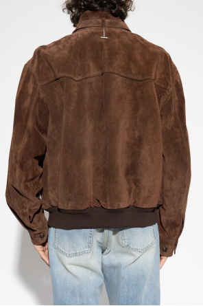 Alexander McQueen Zamszowa kurtka