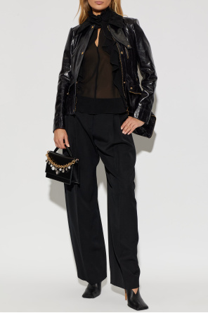 Chaqueta de cuero od Alexander McQueen