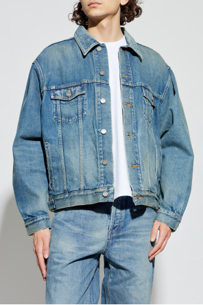 Saint Laurent Jeansjacke mit Taschen