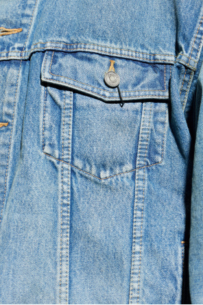 Saint Laurent Jeansjacke mit Taschen