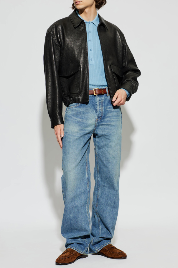 Saint Laurent Lederjacke