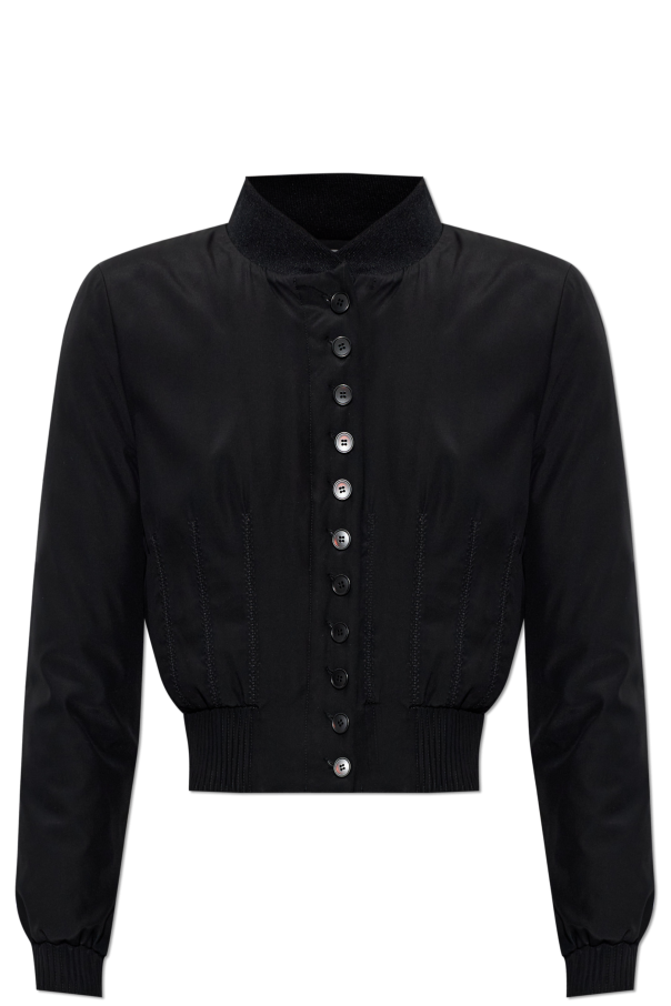 Quilted jacket with decorative stitching od Alexander McQueen