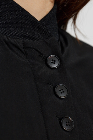 Alexander McQueen Quilted jacket with decorative stitching