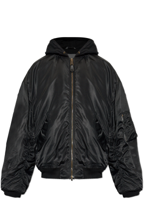 Insulated jacket with hood
