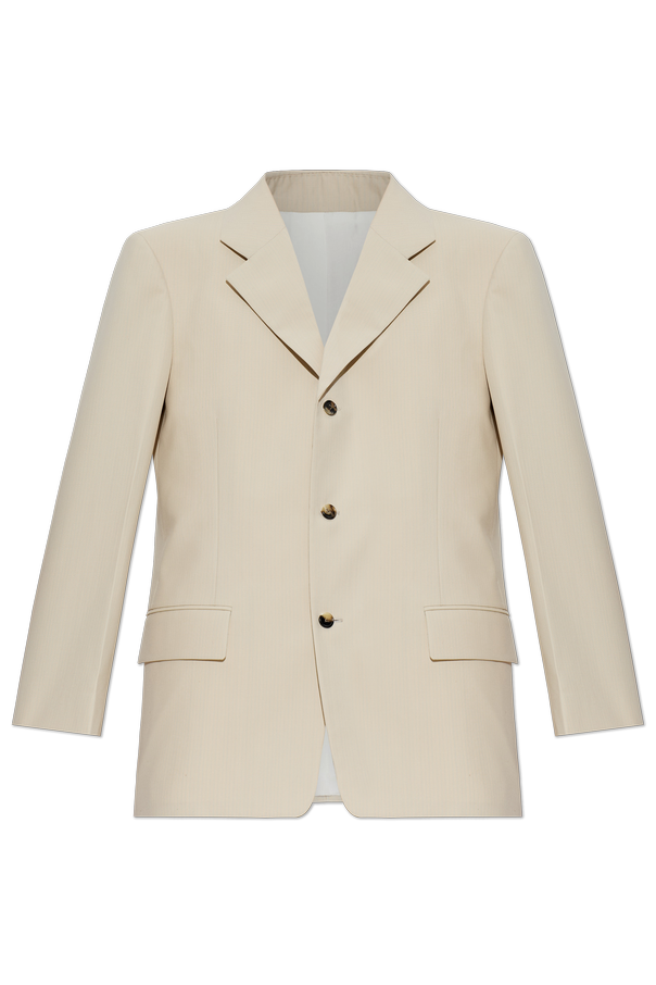 Wool blazer with notch lapels od Bottega Veneta
