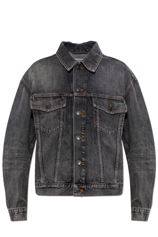 Denim jacket with logo od Balenciaga