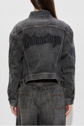 Balenciaga Denim jacket with logo