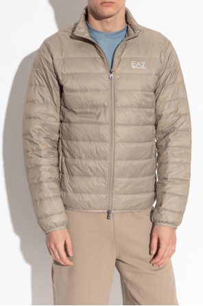 EA7 Emporio Armani Down jacket with stand-up collar