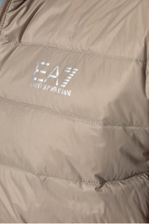 EA7 Emporio Armani Down jacket with stand-up collar