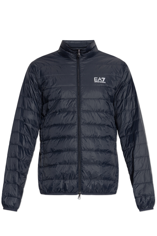 Down jacket with a stand-up collar od EA7 Emporio Armani