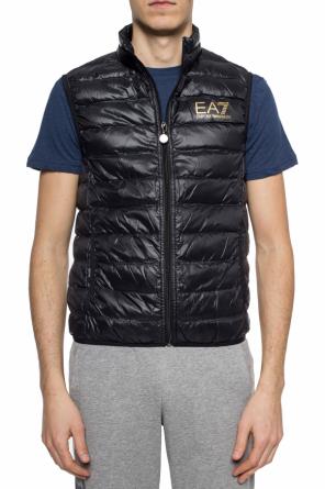 EA7 Emporio code Armani Quilted vest with logo