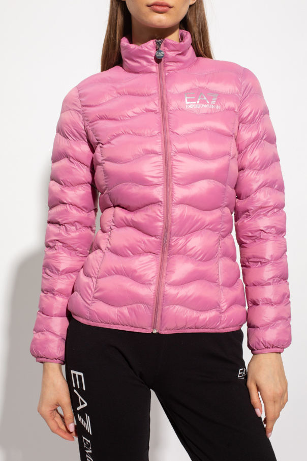 Pink Insulated jacket with logo EA7 Emporio Armani - Vitkac KR