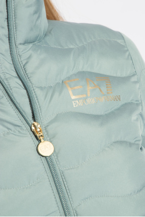EA7 Emporio armani logo-print Quilted jacket