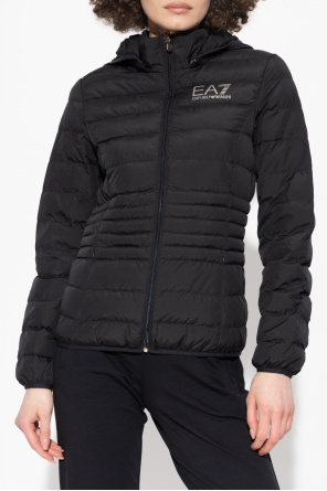 EA7 Emporio round armani Quilted jacket with logo