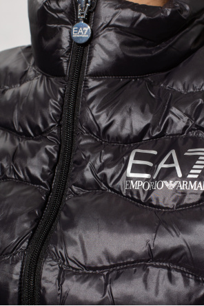Emporio Armani blouson zip-up jacket Insulated vest with logo