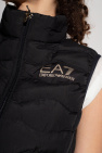 EA7 Emporio Armani BLACK Insulated vest with logo