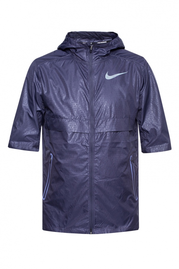 nike short sleeve rain jacket