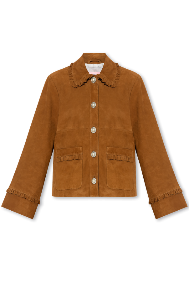 Custommade ‘Gabina’ suede jacket