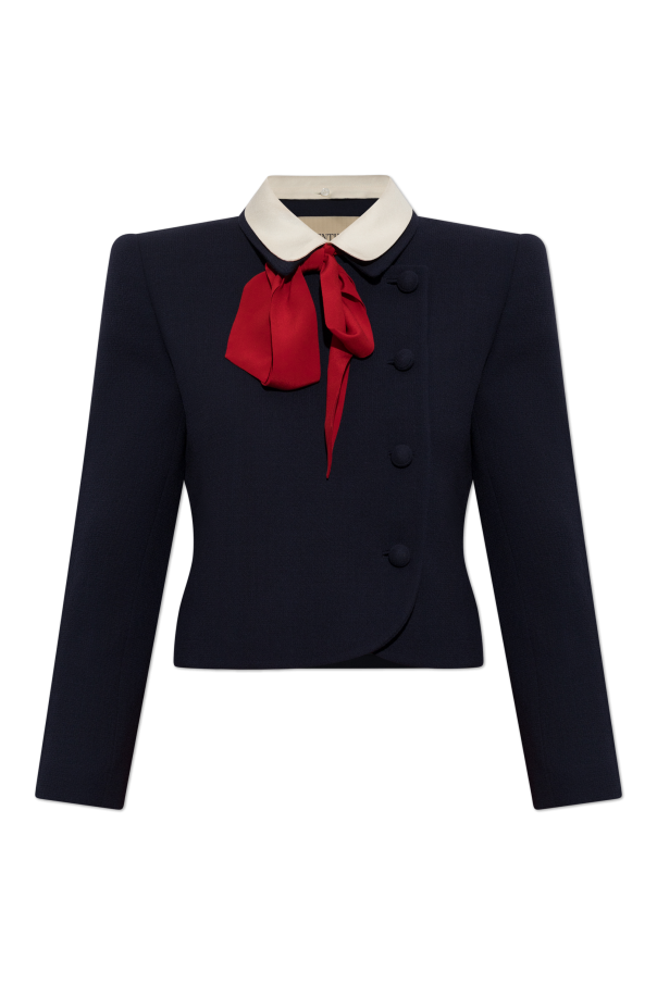 Wool blazer with scarf od Valentino Garavani