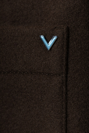 Valentino Garavani Wool jacket with suede collar