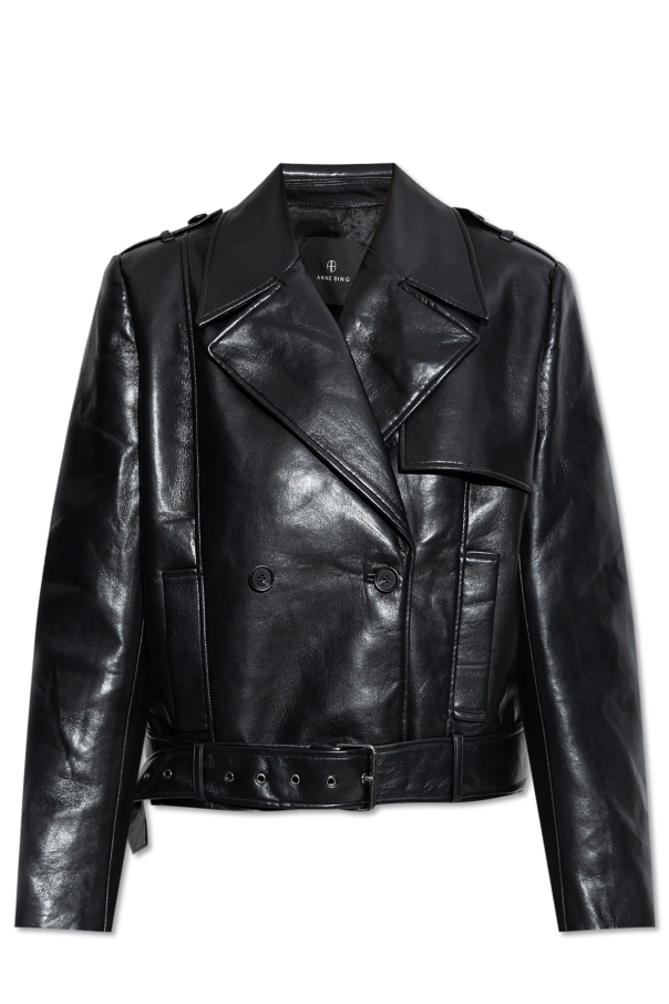 Anine Bing Leather Jacket Greer