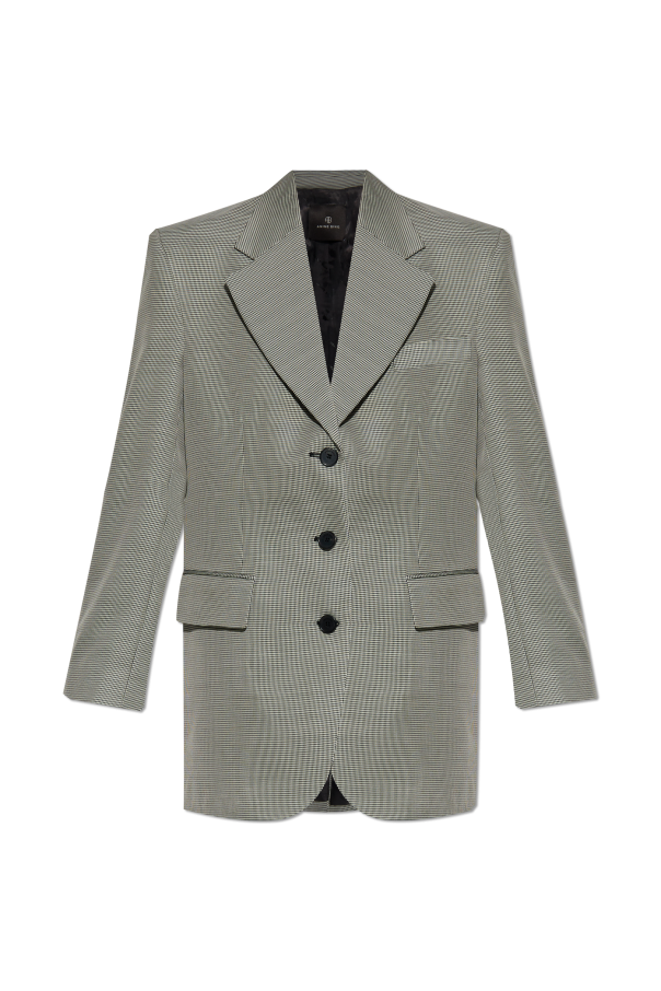 Anine Bing Houndstooth patterned blazer