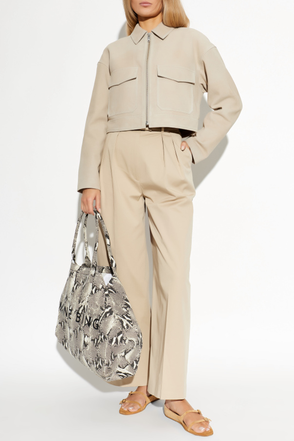 Anine Bing "Christian" suede jacket