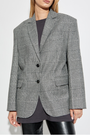 Anine Bing Blazer with Plaid Pattern