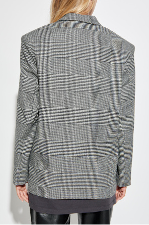 Anine Bing Blazer with Plaid Pattern