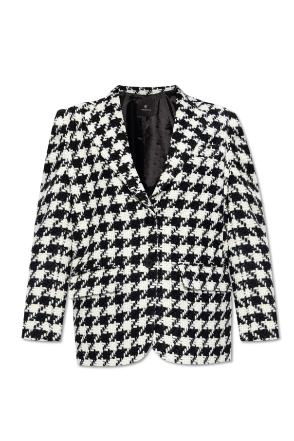 ‘quinn’ tweed blazer od Anine Bing