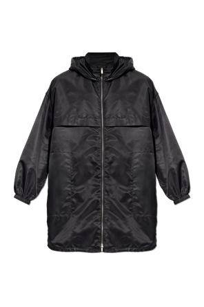 Parka with logo