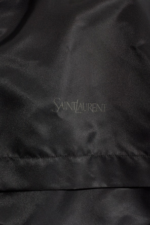 Saint Laurent Parka with logo