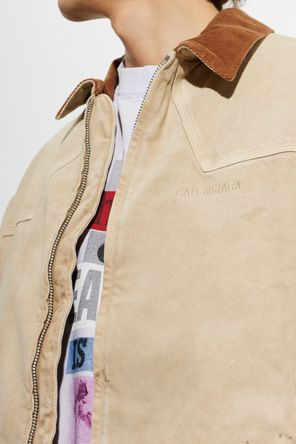 Balenciaga Insulated Vintage-Effect Jacket