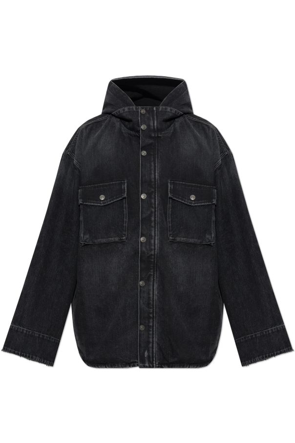 Denim jacket with hood od Balenciaga