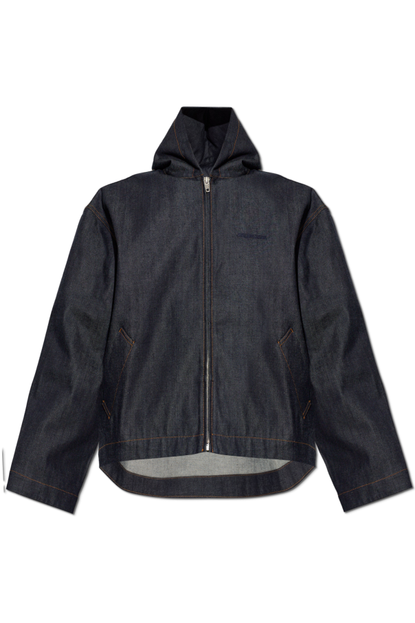 Denim jacket with hood od Balenciaga