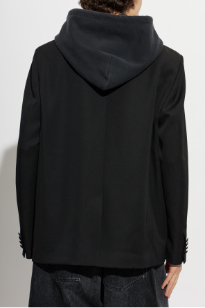 Balenciaga Blazer with an attached hood