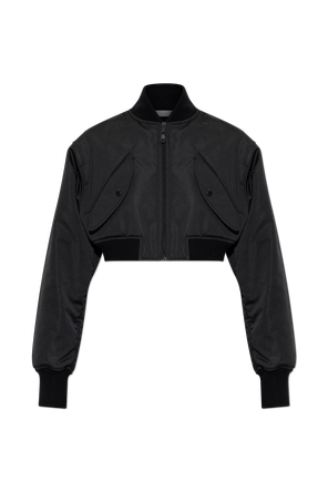 Short bomber jacket
