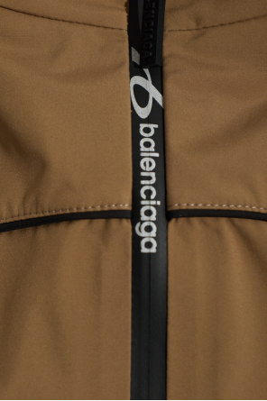 Balenciaga Casaco curto com capuz