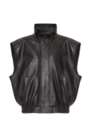 Leather vest