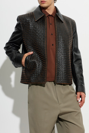 Bottega Veneta Pánská bunda z jehněčí kůže